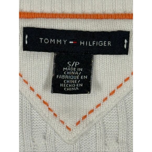 003 --- Tommy Hilfiger Women stripe lightweight knit sweater size small - Picture 4 of 10